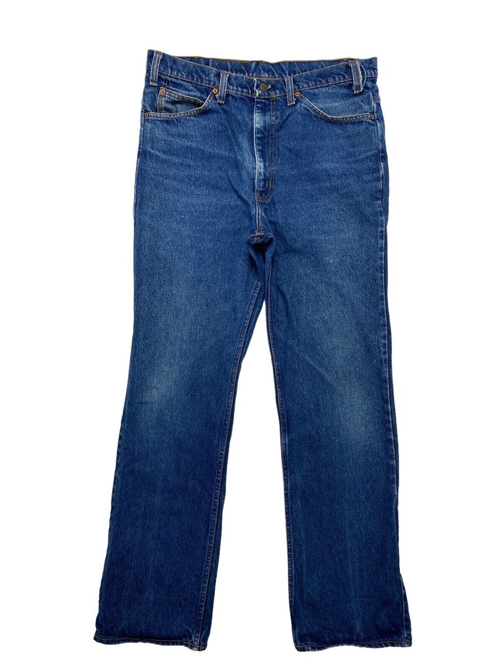 LEVIS Vintage Orange Tab Denim Blue Jeans 517 36 x 33 Mens #20517 0217